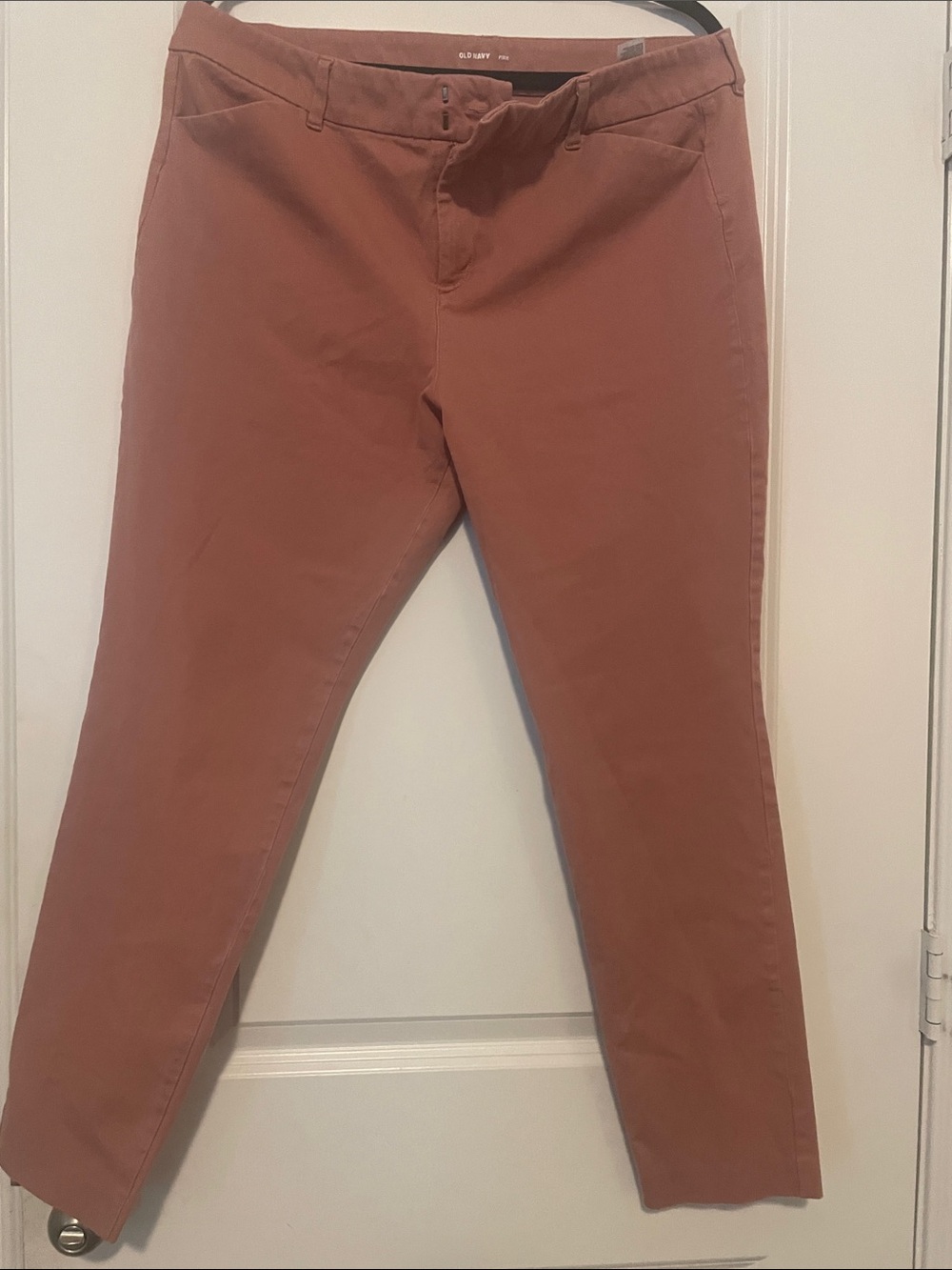 Old Navy Rust-Colored Ankle Chino Jeans